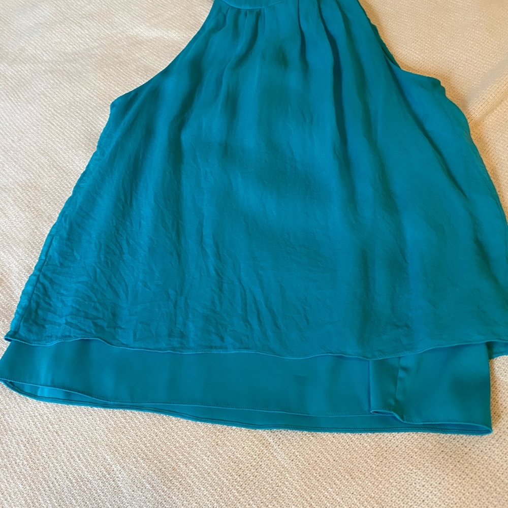 DVF Teal Green Halter Top
